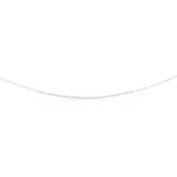 Sterling Silver Fancy Figaro 40+5cm Chain