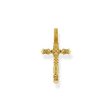 Thomas Sabo Sterling Silver Gold Plated Tudor Rose Cross