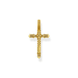 Thomas Sabo Sterling Silver Gold Plated Tudor Rose Cross