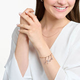Thomas Sabo Sterling Silver Rose Gold Plated Charm Club Cross Charm