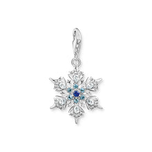 Load image into Gallery viewer, Thomas Sabo Sterling Silver Charm Club Snow Crystal Charm