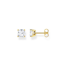 Load image into Gallery viewer, Thomas Sabo Sterling Silver Gold Plated Magic Stones CZ Stud Earrings