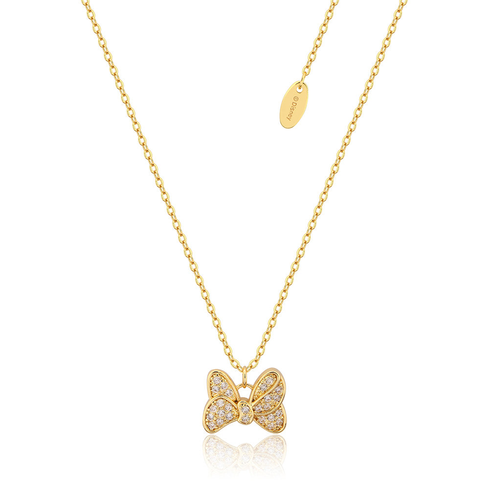 Minnie & Mickey House Necklace in 14K Gold | Helzberg Diamonds
