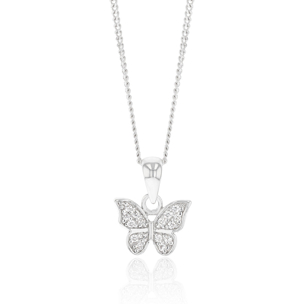 Kamaria Opal Butterfly Necklace With Crystals – Kramer Drive