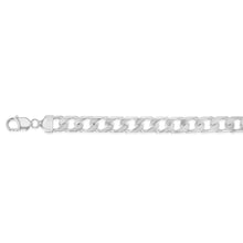Load image into Gallery viewer, Sterling Silver Curb 350 Gauge 21cm Bracelet