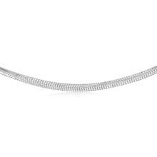 Load image into Gallery viewer, Sterling Silver Rhodium Plated Diamond Cut Multilayer Fancy 42+3cm Chain