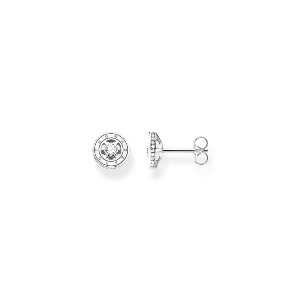 Thomas Sabo Sterling Silver Sparkling Circles Cubic Zirconia Earrings