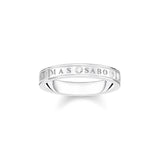 Thomas Sabo Sterling Silver Sparkling Circle T S Since 1984  Ring