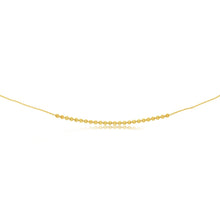 Load image into Gallery viewer, Sterling Silver Gold Plated Fancy Diamond Cut 42cm Chain