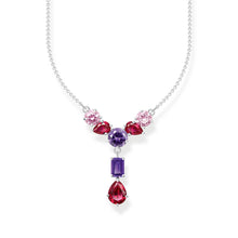 Load image into Gallery viewer, Thomas Sabo Sterling Silver Heritage Synthetic Amethyst CZ Chain