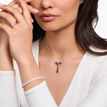 Load image into Gallery viewer, Thomas Sabo Sterling Silver Heritage Synthetic Amethyst CZ Chain