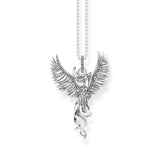 Thomas Sabo Sterling Silver Rising Phoenix Med Pendant On Chain