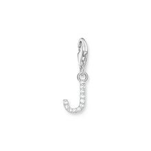 Load image into Gallery viewer, Thomas Sabo Sterling Silver Charmista CZ Letter &quot;J&quot; Charm