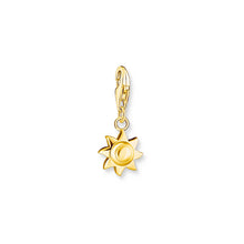Load image into Gallery viewer, Thomas Sabo Gold Plated Sterling Silver Charmista Sun Charm