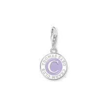 Load image into Gallery viewer, Thomas Sabo Sterling Silver Charmista Purple Member Coin Charm