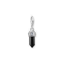 Load image into Gallery viewer, Thomas Sabo Sterling Silver Charmista Black Crystal CZ Charm