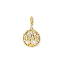 Load image into Gallery viewer, Thomas Sabo Gold Plated Sterling Silver Charmista Tree Of Life CZ Charm
