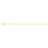 Sterling Silver Gold Plated Diamond Cut Fancy 18+3cm Bracelet