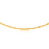 Sterling Silver Gold Plated Etrusca 42cm Chain