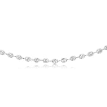 Load image into Gallery viewer, Sterling Silver Puff 50.5cm Chain