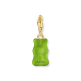 Thomas Sabo Gold Plated Sterling Silver Charm Club Haribo Apple Green Bear Charm