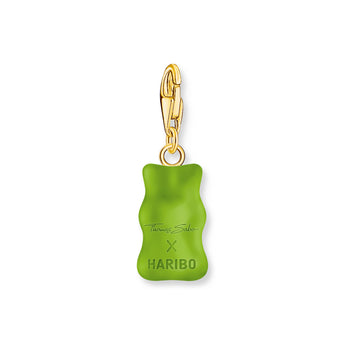 Thomas Sabo Gold Plated Sterling Silver Charm Club Haribo Apple Green Bear Charm