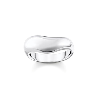 Thomas Sabo Sterling Silver Bold Organic Wave Ring