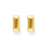 Thomas Sabo Gold Plated Sterling Silver Essential Angular 13mm Hoop Earrings