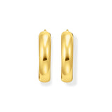 Thomas Sabo Gold Plated Sterling Silver Essential Chunky 34mm Hoop Earrings