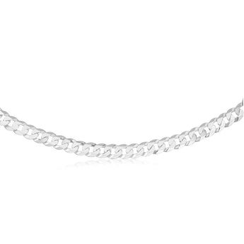 Sterling Silver Flat 300 Gauge 50cm Chain