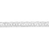 Sterling Silver Greek Design 500 Gauge Box 21cm Bracelet