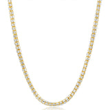Sterling Silver Gold Plated Fancy 150 Gauge 45cm Chain
