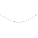Sterling Silver Fancy 160 Gauge Twisted 45cm Chain
