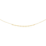 Gold Plated Sterling Silver Link Chain Necklace