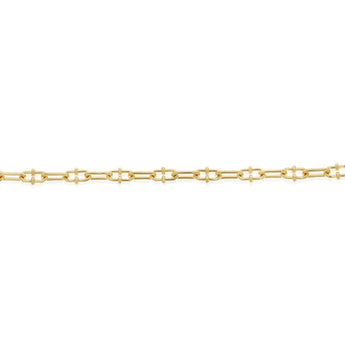 Gold Plated Sterling Silver Link Chain Necklace