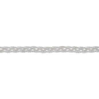 Sterling Silver Polished Mesh Bracelet