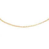 Gold Plated Sterling Silver Layered Link Chain Necklace