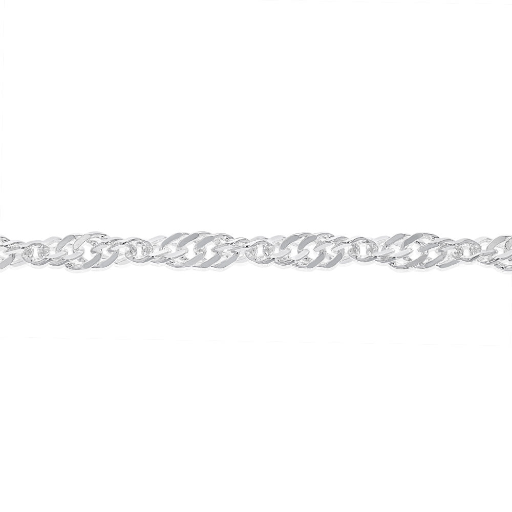 46cm Sterling Silver 46cm Singapore Chain– Shiels Jewellers