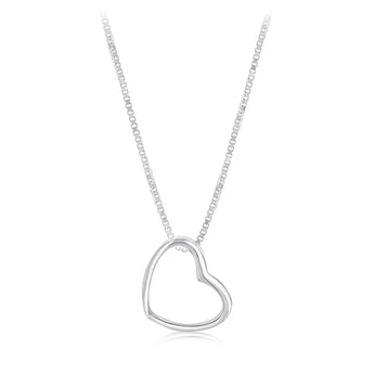 Sterling Silver Heart Necklace