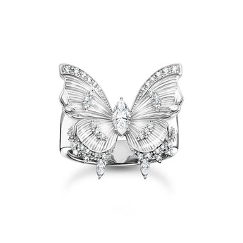 Thomas Sabo Bloom Butterfly Cocktail CZ Ring