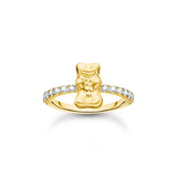 Thomas Sabo Haribo Yellow Gold-Plated Bear CZ Ring