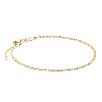 Thomas Sabo CC Connect Yellow Gold-Plated Figaro Chain Bracelet