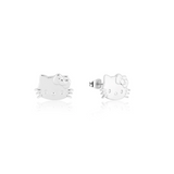 Sanrio Hello Kitty Head Sterling Silver Stud Earrings
