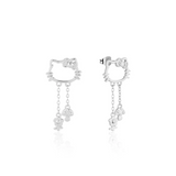 Sanrio Hello Kitty Outline Sterling Silver Stud Earrings