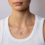 Sterling Silver Twisted Heart Pendant