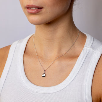 Sterling Silver Polished Heart Pendant