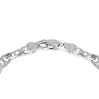 Engravable ID Rambo 20cm Bracelet in Sterling Silver