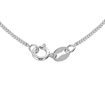 Engravable 12mm Disc Pendant in Sterling Silver