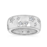 Sterling Silver Multi-Shape Cubic Zirconia Ring