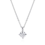 Sterling Silver Cubic Zirconia Pendant on 45cm Chain